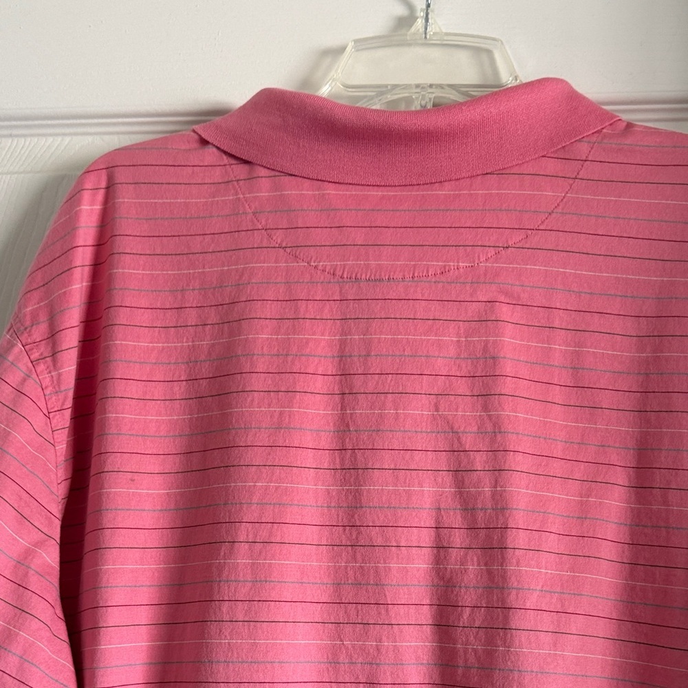 Alan Flusser Vibrant Pink Golf Shirt - Picture 3 of 6
